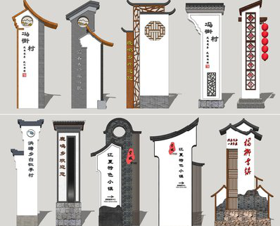 陆川美丽乡村标识标牌有哪些分类？
