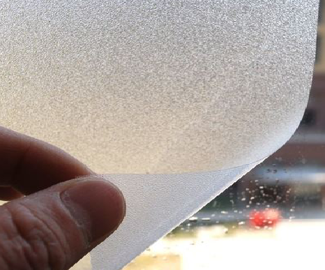 陆川玻璃门外面粘广告用什么材料好？